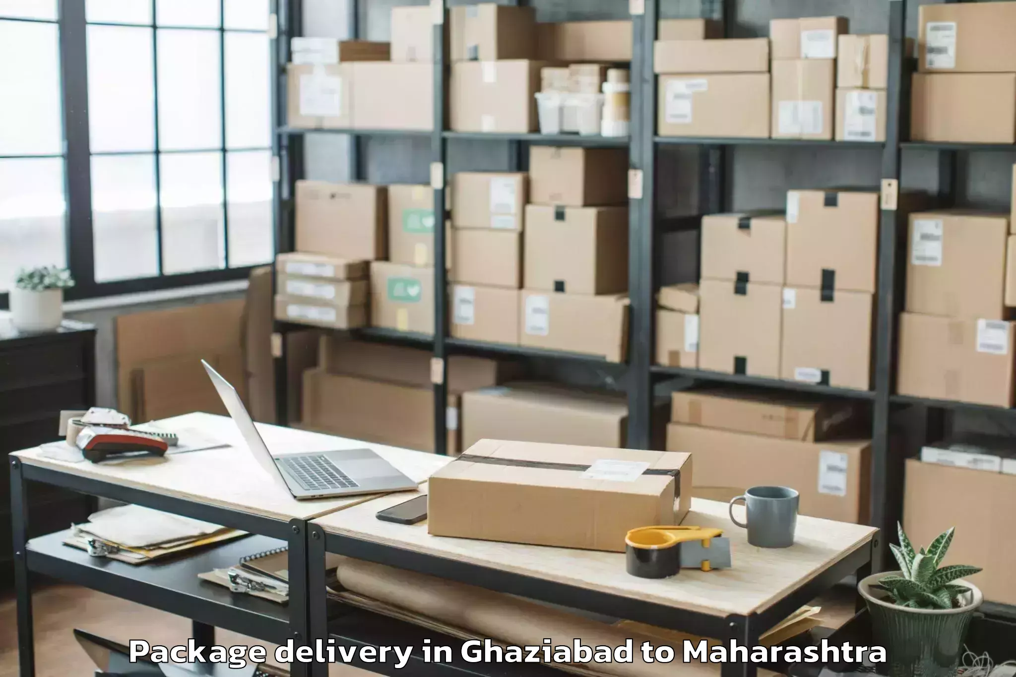 Book Ghaziabad to Airoli Package Delivery